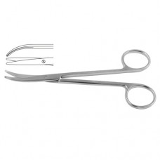 Fomon Nasal Scissor Curved Stainless Steel, 14 cm - 5 1/2"